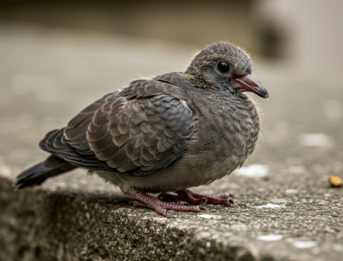 bébé pigeon