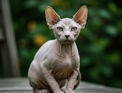 chat sans poil